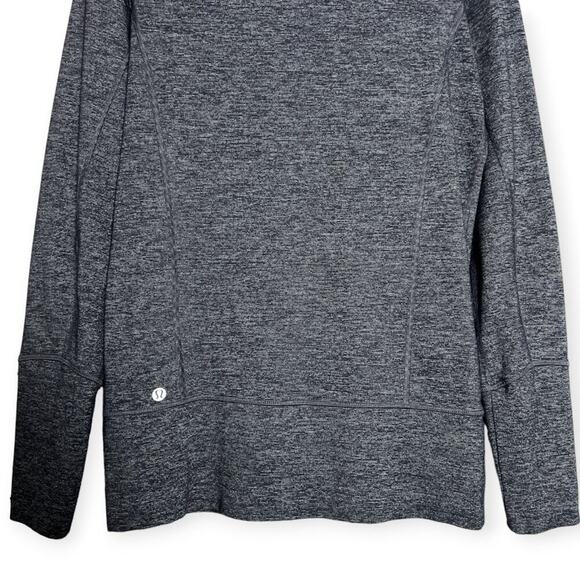 Lululemon Full Zip Define Jacket SIZE 8 Gray Stretch Long Sleeve Thumbholes - Picture 11 of 11